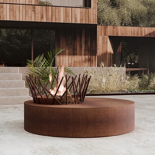 Уличный очаг Traforart Iconic Medium Corten