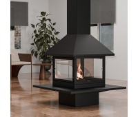 Дровяной камин Traforart Vulcano Central Enclosure