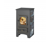 Печь-камин ВЕЗУВИЙ ПК-01 (270), амфиболит 9 кВт (150 м3) Ø 115 мм