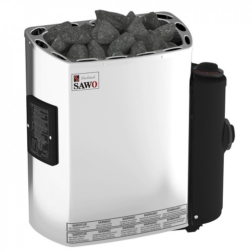 Печь для бани SAWO MINI MN-23NB-Z (2,3 кВт, встроенный пульт, внутри оцинковка, снаружи нержавейка)