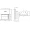 Каминная топка A.caminetti FLAT W 90x60 тоннельная