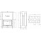 Каминная топка A.caminetti FLAT W 75x60 тоннельная