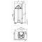 Каминная топка Hoxter ECKA 70/40/38L Левосторонняя