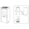 Печь-камин Invicta Teramo 17 Pellet Stove Серая (с водяным контуром)