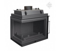 Каминная топка Kratki Maja/PW/BL/12/BS/W (угловое стекло слева, змеевик)